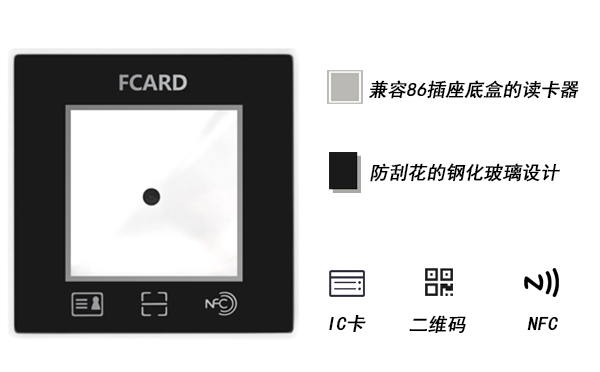 二維碼門禁讀卡器的特點