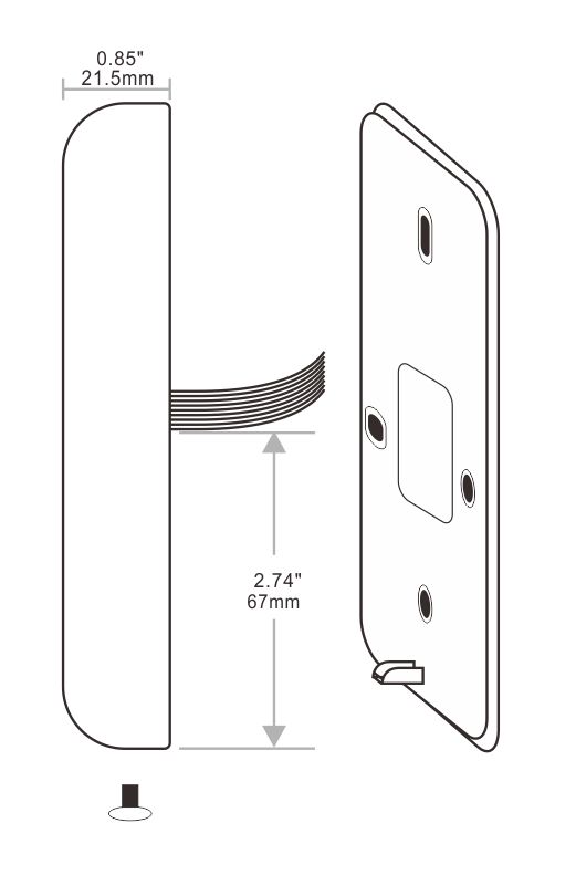 Access Reader Product Size