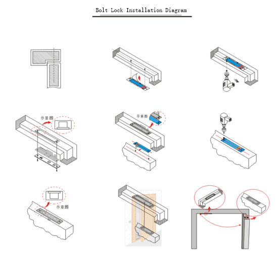 Electric Lock Installation Diagram